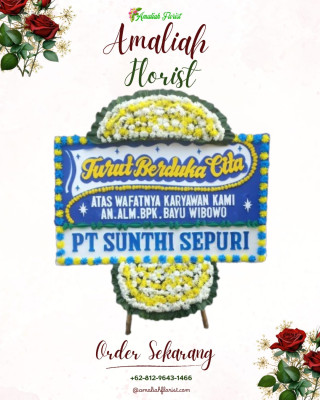 Papan Bunga Duka di Banyuke Hulu