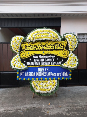 Papan Bunga Duka di Banyuke Hulu