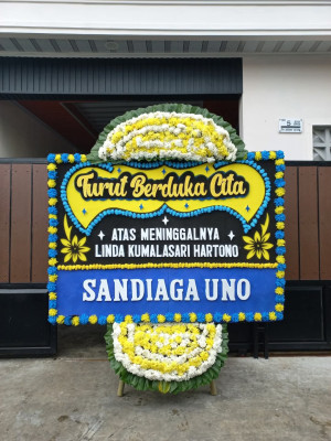 Papan Bunga Duka di Banyuke Hulu